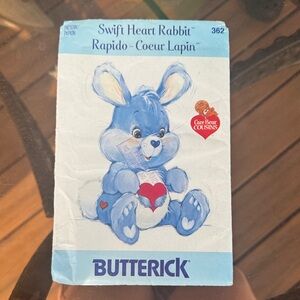 Butterick Swift Heart Rabbit Pattern